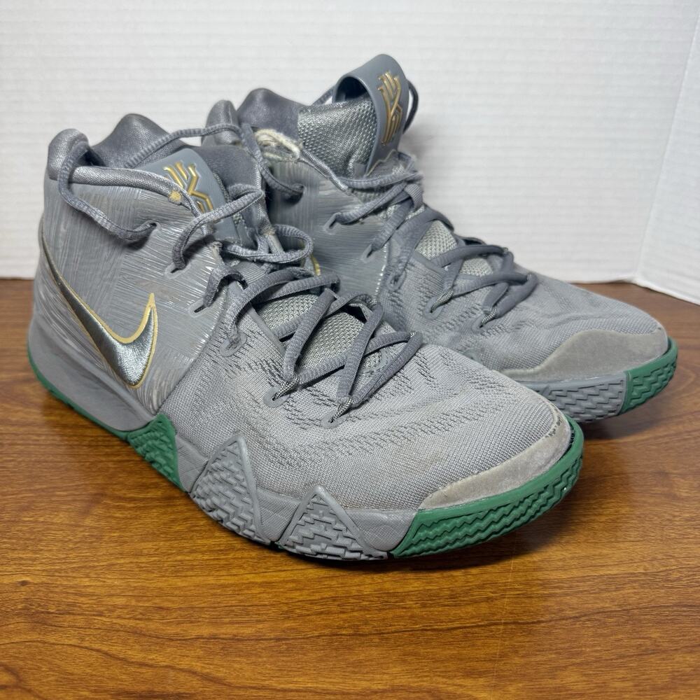 Men’s Sz 10 - Nike Kyrie 4 City Guardians Gray Has Wear Pre Owned